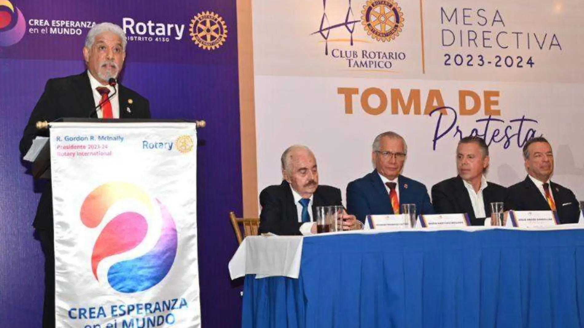 Club Rotario Tampico presenta a su nueva mesa directiva  